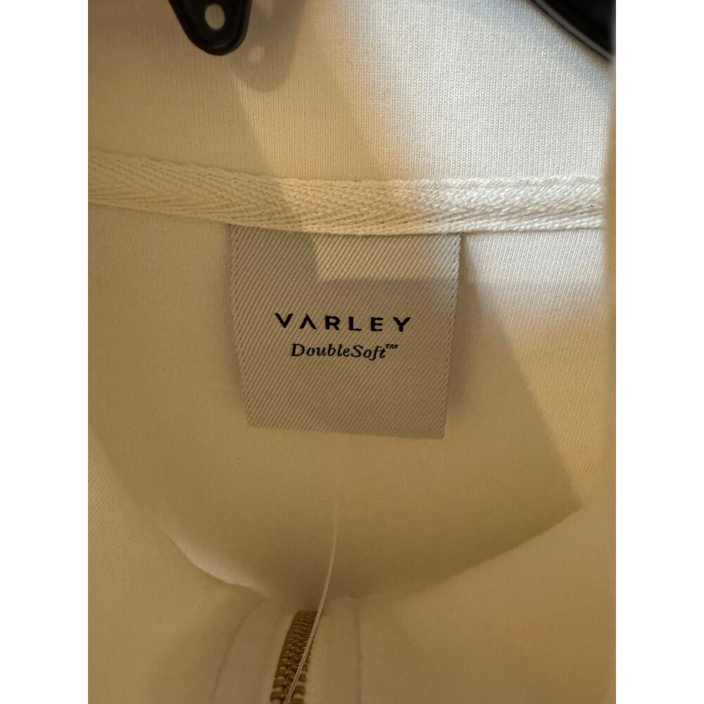 Varley Rosannah Zip Front Minidress In Egret. Size large (NWOT) - Picture 5 of 9
